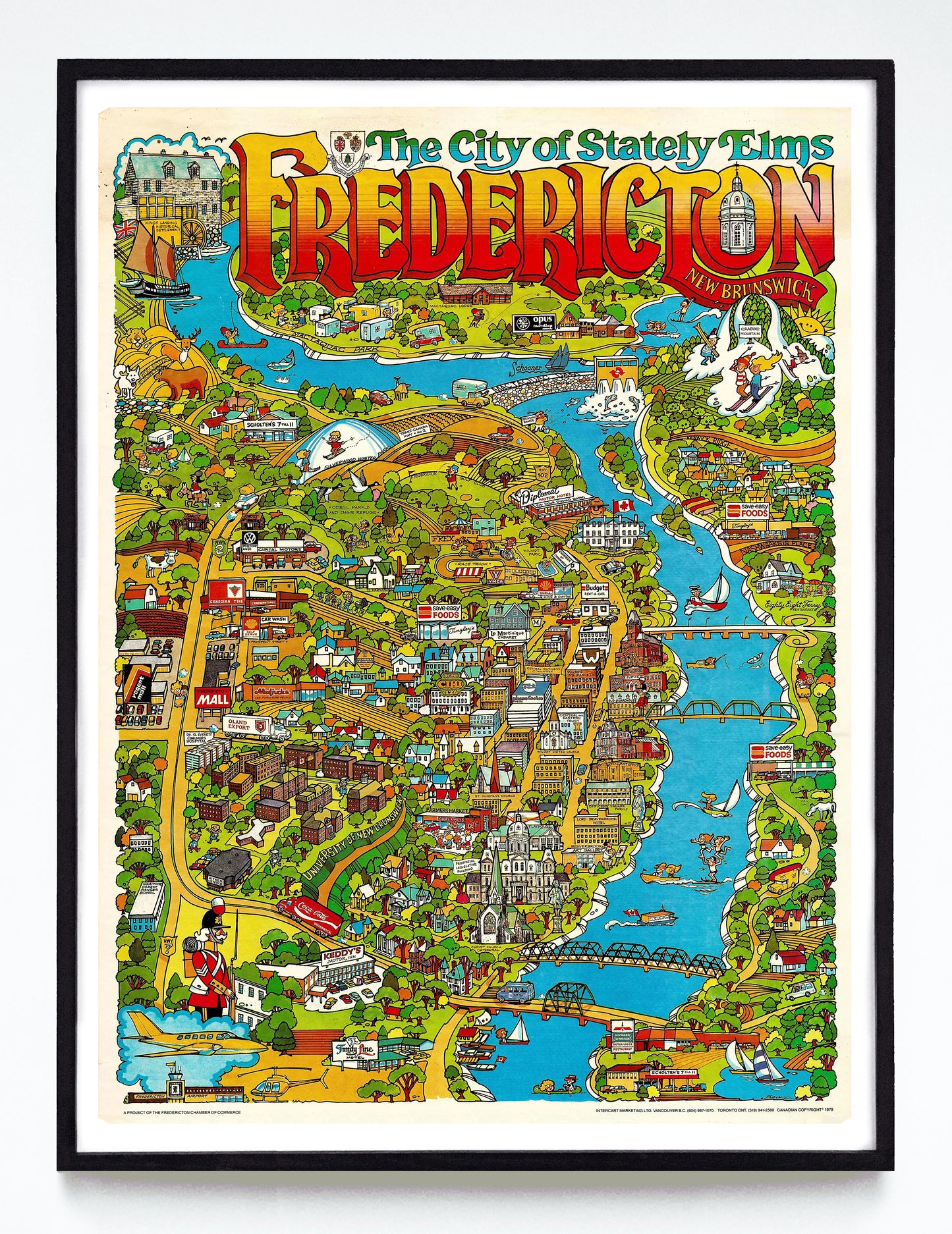 “Fredericton: the City of Stately Elms” by Bob Banks (1979)