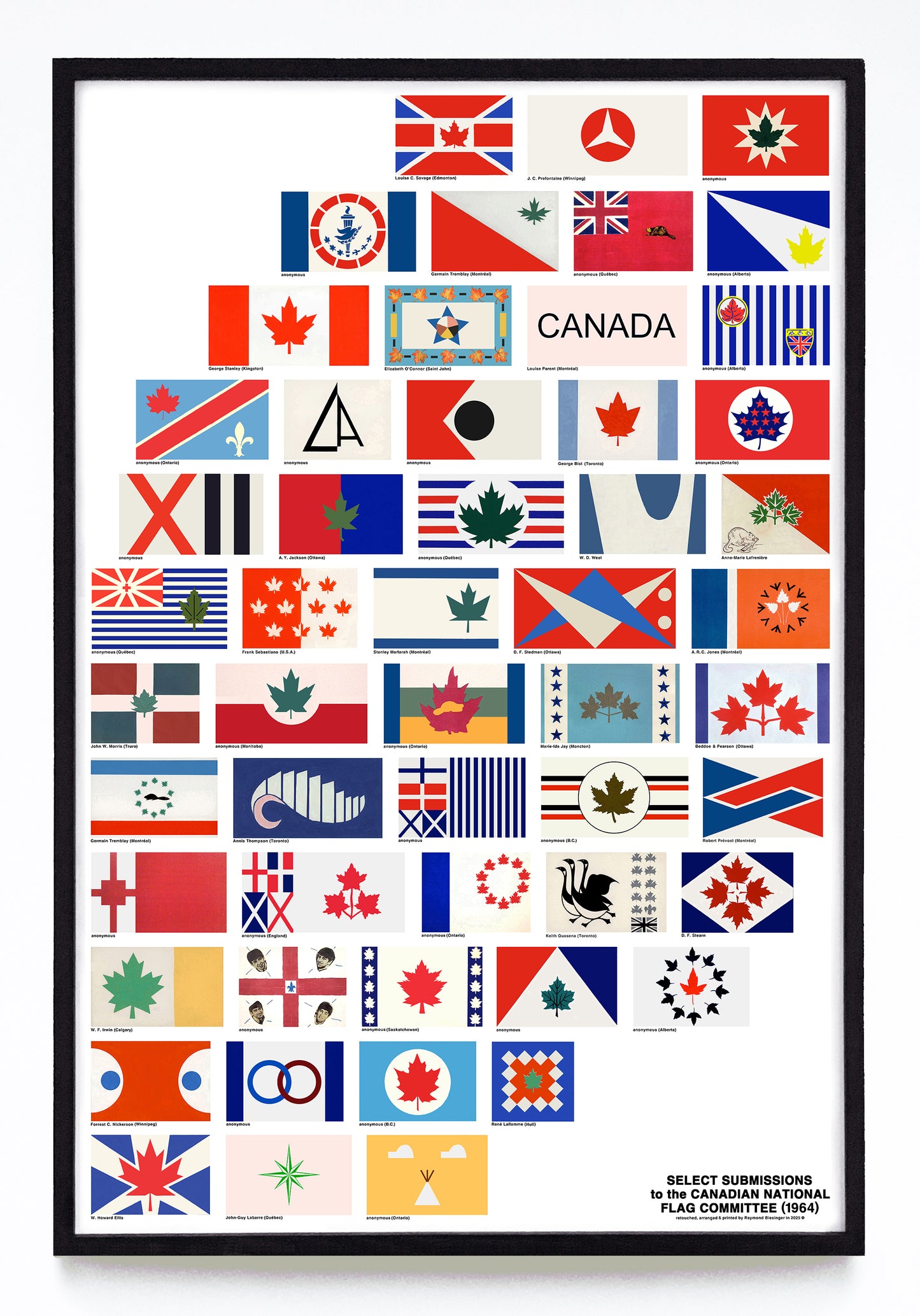 "Select Submissions to the Canadian National Flag Committee (1964)" print